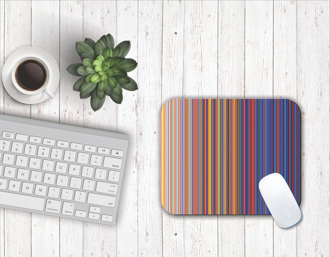 Fantaboy Gradient Stripe Pattern Mouse Pad